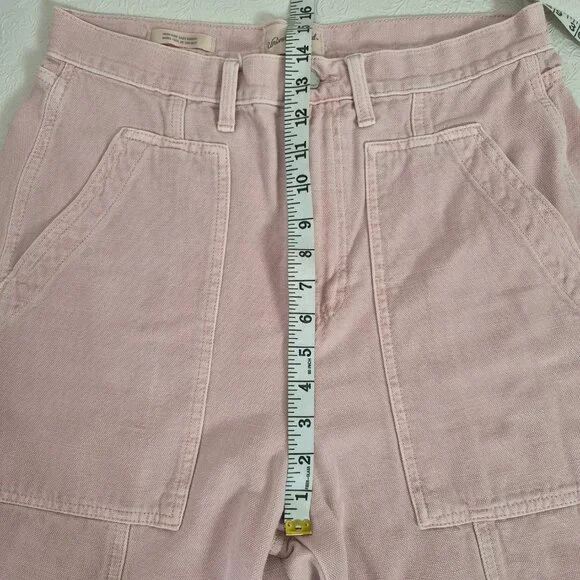Universal Thread Womens 10 Pink High Rise Easy Barrel Cotton Zip Up Jeans Pants - Picture 13 of 15